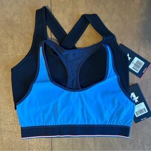 4 Laps 4Laps Four Laps Sports Bras (quantity 2) Blue & Black Size Medium